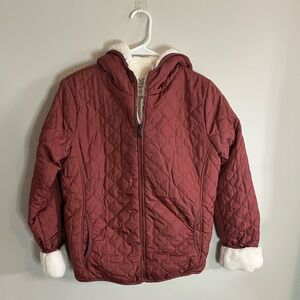 Ashley by 26 International Outerwear Quilted Jacket - Faux Fur lined